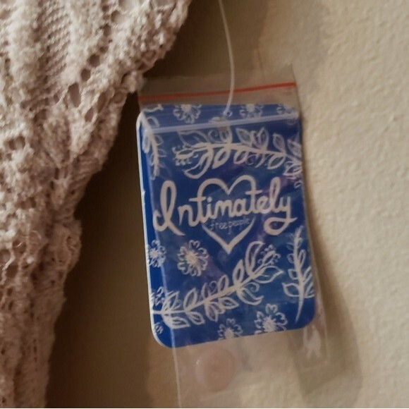 NWT Intimately Free People Taupe Harper Halter Lace Women's Dress Size S… - Picture 6 of 8